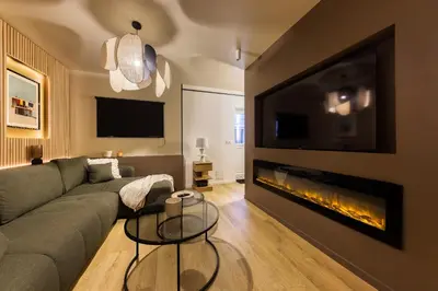 Coin salon dans l'établissement Relax House & SPA - DISNEY