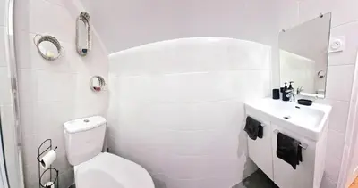 Salle de bains dans l'établissement Belle chambre d'hôtes cosy proche Disneyland