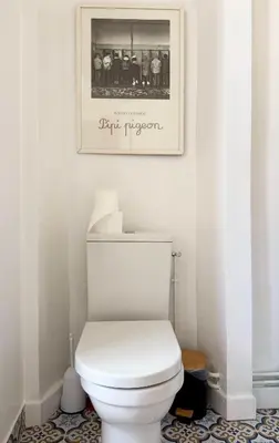 Salle de bains dans l'établissement Le Saint Lazare