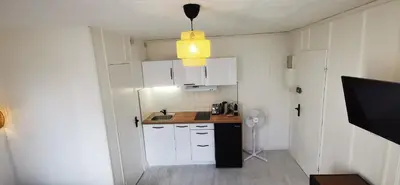 Cuisine ou kitchenette dans l'établissement Le 288 - Appartements Reimois