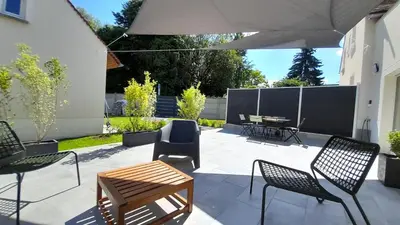 Jardin de l'établissement Le Petit Candie
