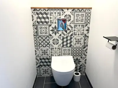 Salle de bains dans l'établissement Cœur des Moissons, Centre Ville avec Parking Privé