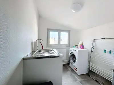 Cuisine ou kitchenette dans l'établissement Le Balthazar