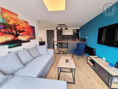 Télévision ou salle de divertissement dans l'établissement Gîte de charme avec piscine, spa et sauna - Tout inclus, à Beaurepaire-sur-Sambre, Parc Naturel Avesnois - FR-1-510-213