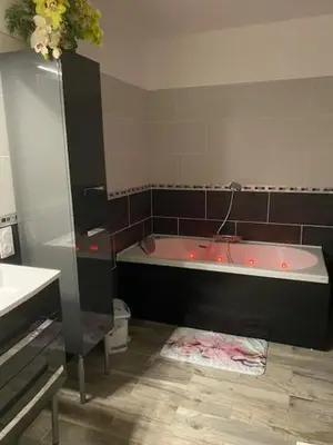 Salle de bains dans l'établissement Comme chez soi en Champagne