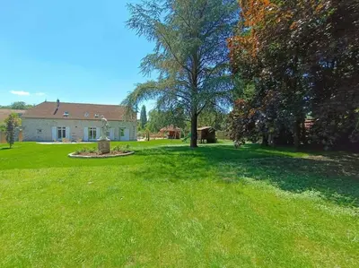 Jardin de l'établissement Gîte à côté