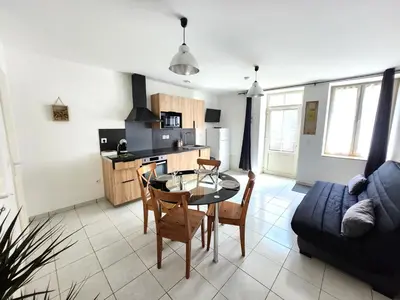 Cuisine ou kitchenette dans l'établissement La Champenoise 4 voyageurs