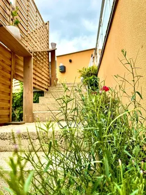 Jardin de l'établissement Balisier Maison Jacuzzi luxe privatif à 15min de Disneyland Paris