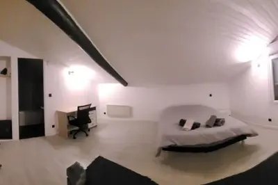 Un ou plusieurs lits dans un hébergement de l'établissement Au calme - Maison duplex Parking