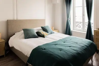 Un ou plusieurs lits dans un hébergement de l'établissement Le Rémois proche du centre-ville