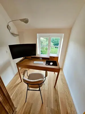 Télévision ou salle de divertissement dans l'établissement Grand Ferme entièrement rénovée - 1h de Paris 8pax