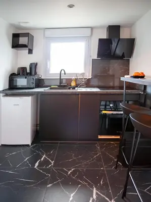 Cuisine ou kitchenette dans l'établissement Cinéma Privé-Compiègne - Sitivia