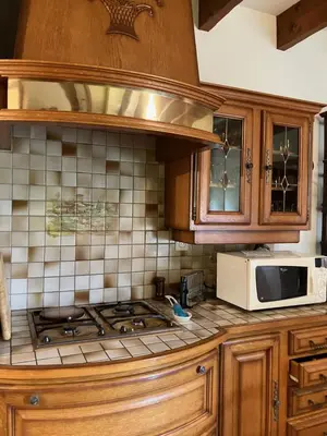Cuisine ou kitchenette dans l'établissement Le gîte des Francs Bourgeois