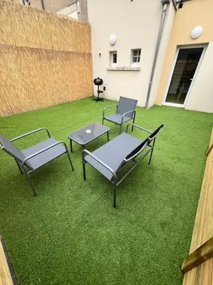 Jardin de l'établissement Chez Hugo