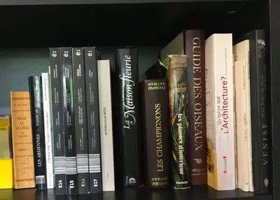 Bibliothèque dans l'appartement