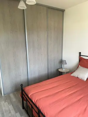 Un ou plusieurs lits dans un hébergement de l'établissement Maison à la campagne