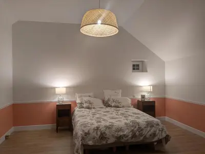 Un ou plusieurs lits dans un hébergement de l'établissement La Maison Cornon