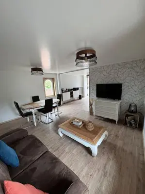 Télévision ou salle de divertissement dans l'établissement Gîte le Lavoir - Milan