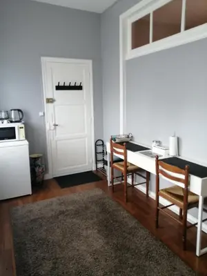Cuisine ou kitchenette dans l'établissement studio tergnier