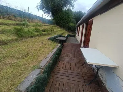 Jardin de l'établissement Le chalet du lilas