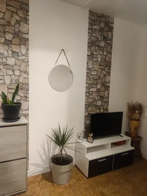 Télévision ou salle de divertissement dans l'établissement gite l'olivier 2