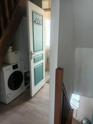 Un ou plusieurs lits dans un hébergement de l'établissement Le cottage de Jeanne