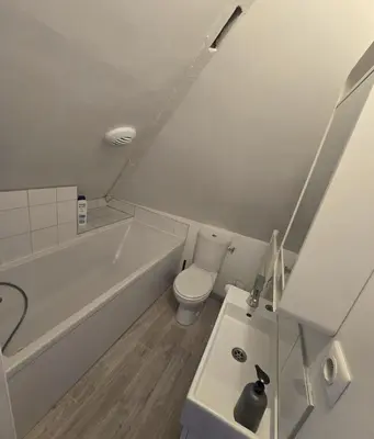 Salle de bains dans l'établissement Studio cosy proche centre-ville