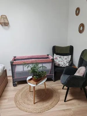 Coin salon dans l'établissement Chez Peggy