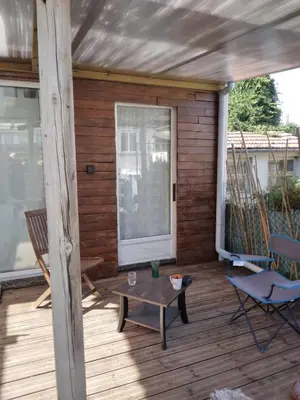 Balcon ou terrasse dans l'établissement Petit Chalet