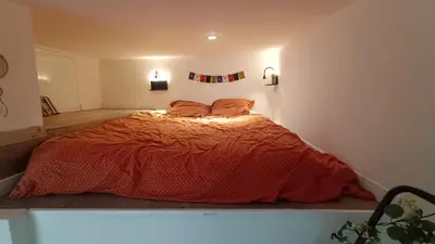 Un ou plusieurs lits dans un hébergement de l'établissement Petit Chalet