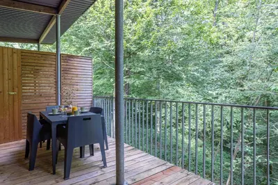 Balcon ou terrasse dans l'établissement Le Sureau Noir S24A - Le Val Joly