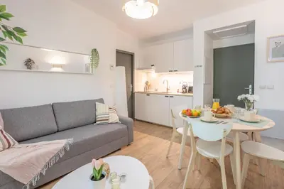 Cuisine ou kitchenette dans l'établissement Le Sureau Noir S23B - Le Val Joly