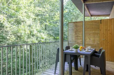 Balcon ou terrasse dans l'établissement Le Sureau Noir S23A - Le Val Joly
