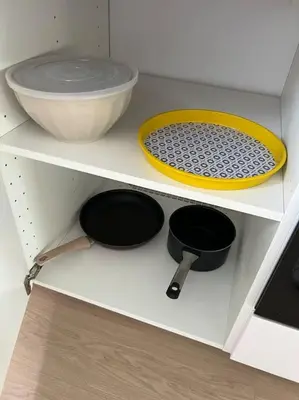 Cuisine ou kitchenette dans l'établissement Appartement neuf proche gare