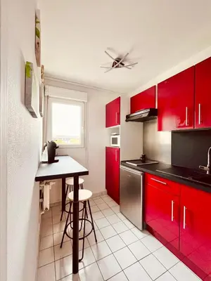 Cuisine ou kitchenette dans l'établissement Studio Saint-Remi I Pommery