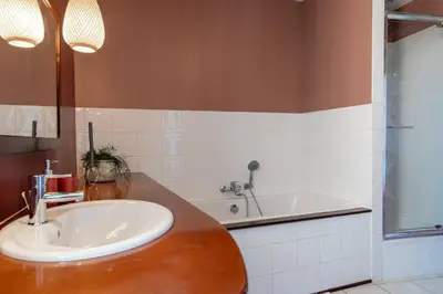 Salle de bains dans l'établissement Le Leon Bourgeois 6 personnes hypercentre Epernay