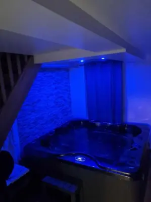 Plan de l'établissement Maison cosy avec jacuzzi