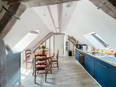 Cuisine ou kitchenette dans l'établissement Le Giuseppe - Nid central