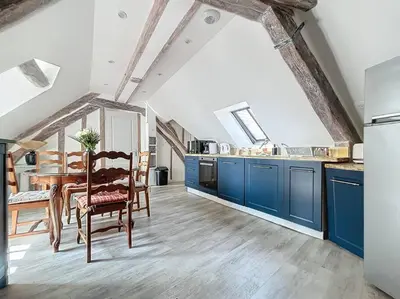 Cuisine ou kitchenette dans l'établissement Le Giuseppe - Nid central
