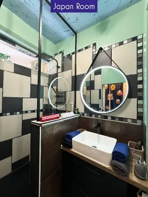 Salle de bains dans l'établissement DUPLEX 2 en 1 - Proche de Disneyland Paris