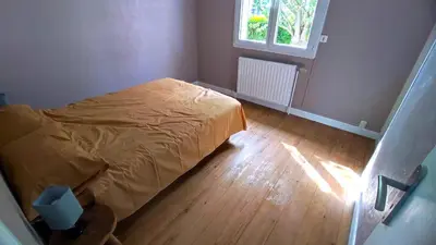 Un ou plusieurs lits dans un hébergement de l'établissement La maison de la paix