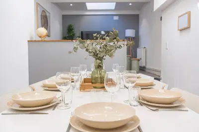Plan de l'établissement Tys Home, maison spacieuse avec parking