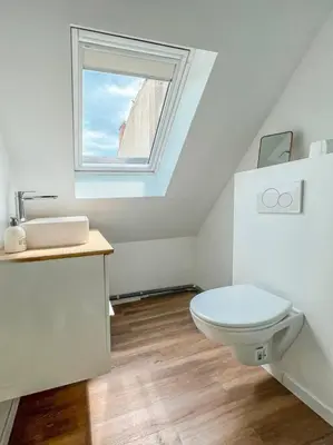 Salle de bains dans l'établissement COPENHAGUE- Cathédrale, Maison du XVI siècle