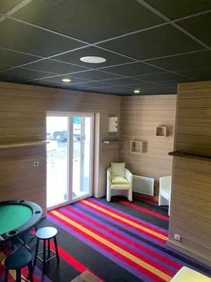 Coin salon dans l'établissement Gîte Exceptionnel proche Disney Paris 15 P