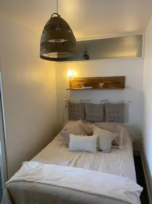 Un ou plusieurs lits dans un hébergement de l'établissement Appartement proche conservatoire hyper centre