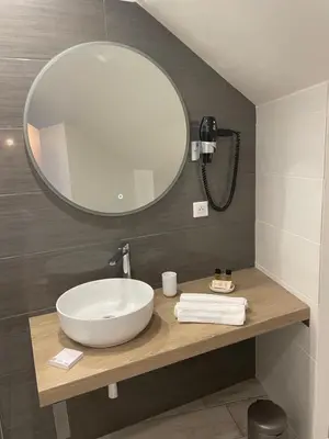 Salle de bains dans l'établissement Maison Marguerite