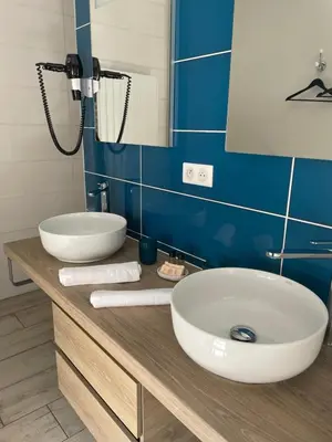 Salle de bains dans l'établissement Maison Marguerite