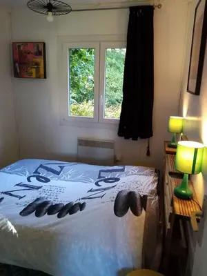 Un ou plusieurs lits dans un hébergement de l'établissement Chalet de l amitié