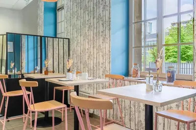 Restaurant ou autre lieu de restauration dans l'établissement Appart’City Confort Reims Centre