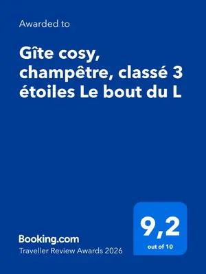 Plan de l'établissement Gîte cosy, champêtre, classé 3 étoiles Le bout du L